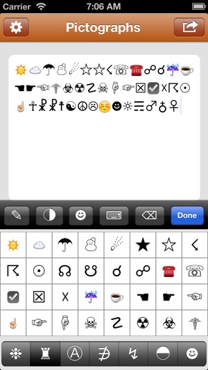 Emoji 表情特殊符號鍵盤 - 藝術文字, 笑臉圖標, 彩色符號, 文本字體, 適用于郵件, 短信, Facebook(圖2)-速報App