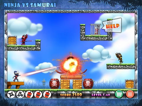 Angry Ninja HD screenshot 2