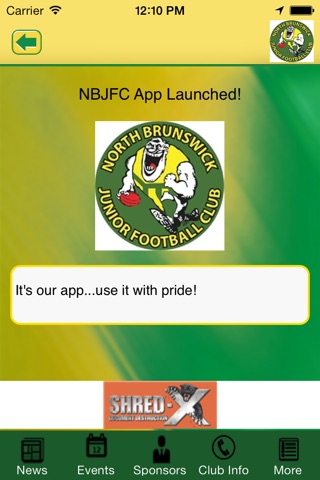 North Brunswick Junior Football Club screenshot 2