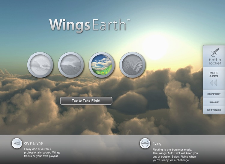 Wings Earth for iPad: Flight Simulator