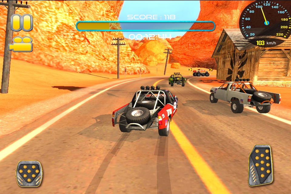 Dirt Truck 4x4 Offroad Racing Free screenshot 2