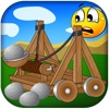 Catapult Rock Bomb Shooting - Desert Exploding Ball Drop Pro