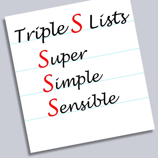 Triple S Lists Lite icon