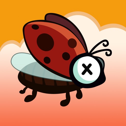 Flying Bug - A Self Torture Tiny Adventure Game with Ladybug iOS App