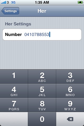 Call Her (Speed Dial) screenshot 3