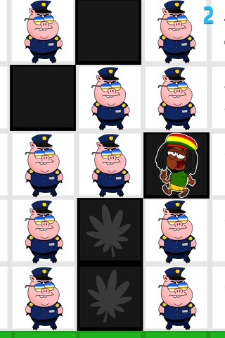 Grass Tiles - Don't Tap The cops Tile screenshot 3