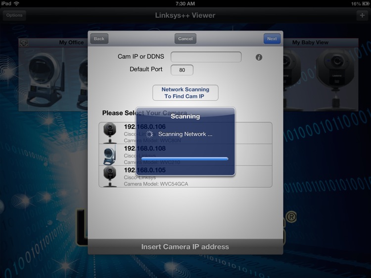 Linksys++ Viewer for iPad