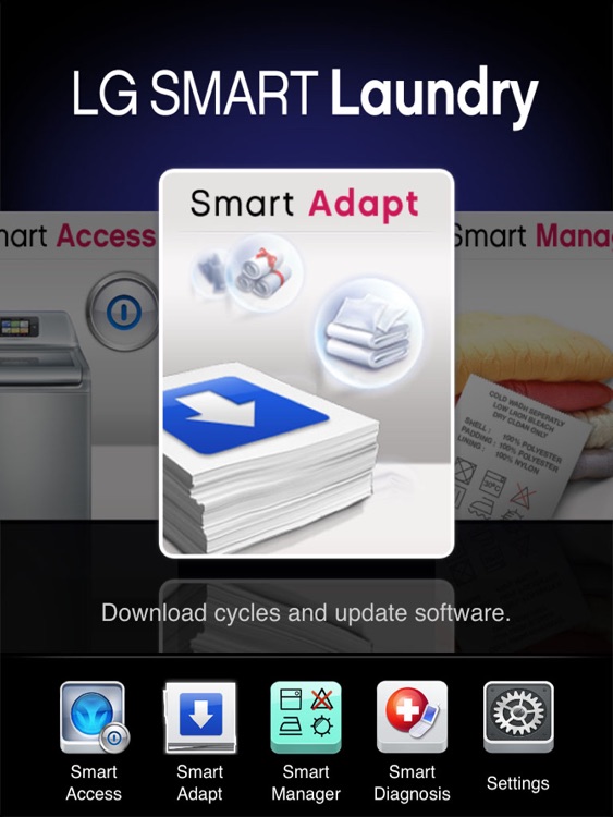 LG Smart Laundry & DW for iPad