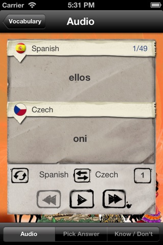 Mobilní Učitel - Výuka Španělštiny screenshot 2