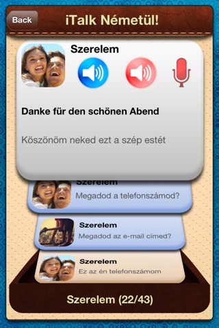 iTalk Németül! társalgási szinten: tanulj meg németül a hétköznapi kifejezések segítségével screenshot 3