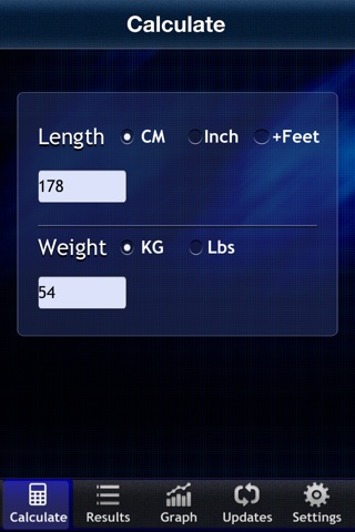 BMI_calculator screenshot 2