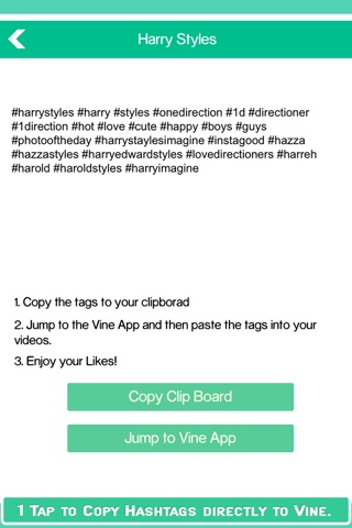 Tags For Likes-Hashtag Helper For Vine-Tags for More Likes and Followers on Vine screenshot 4