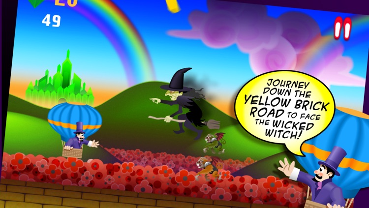 Attack of Oz Magic Battle: Wizard vs Flying Monkey—FREE Fantasy Adventure Racing Game screenshot-3