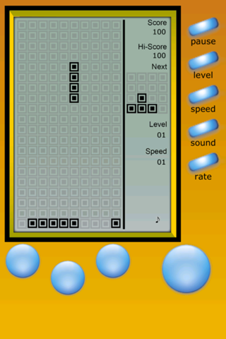Classic Brick Game Console screenshot 2