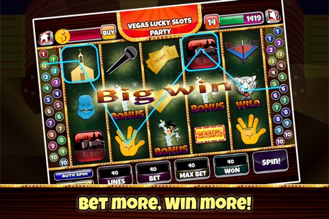 Vegas Lucky Slots Party – Mega Million Sweepstakes Progressive Multiline Casino Game screenshot 3