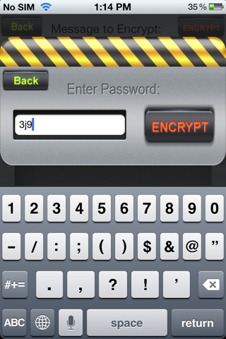 Secure Texting - Password protect your text messages with text encryption - Secure Sms screenshot 2