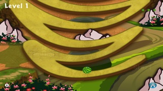 転がるスイカ迷路コントロール‐果物の山のティルトスライド物理ゲームのおすすめ画像1