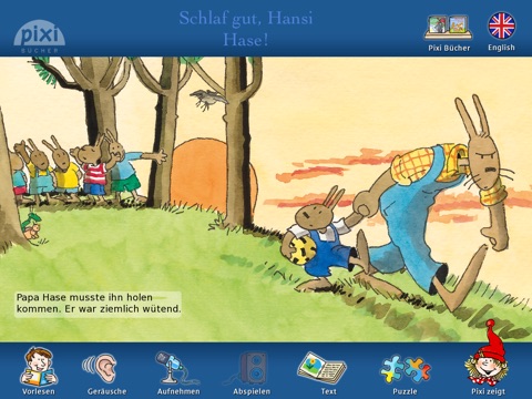 Pixi Buch „Schlaf gut, Hansi Hase“ screenshot 2