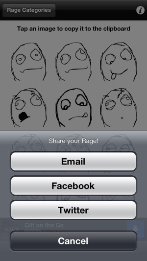 RageToSMS Lite - Rage Faces for Texting and SMS(圖2)-速報App