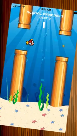 Game screenshot Flying Tiny Fish - The Adventure Of A Tiny Bird Fish mod apk