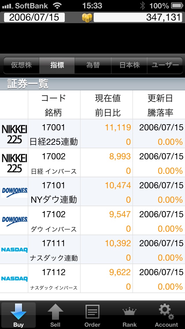 iトレ - バーチャル株取引ゲームのスクリーンショット1 iトレ - バーチャル株取引ゲームのスクリーンショット1