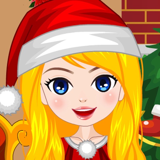 Candy Christmas Girl Icon