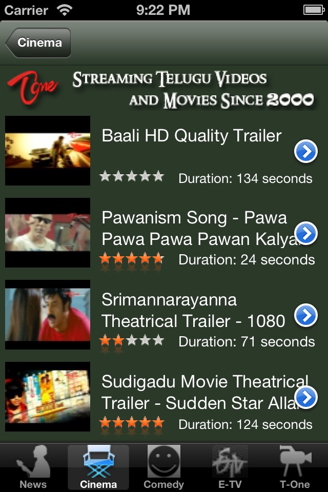 Telugu Videos screenshot 2