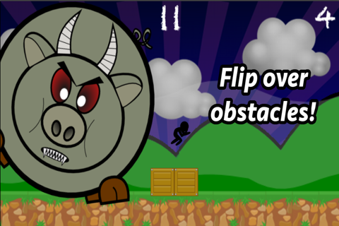 Monster Zombie Pig of Doom - Addicting Endless Runner So Difficult You Wish You Could Beat screenshot 3