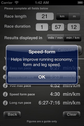 Running Pace Calculator screenshot 4