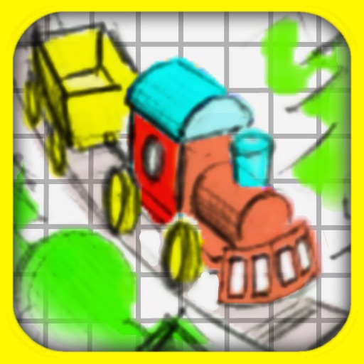 Doodle Train Pro -  Premium Railroad Puzzler Icon