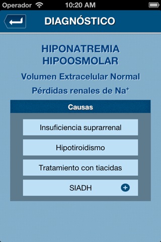 Dysnatremia screenshot 2