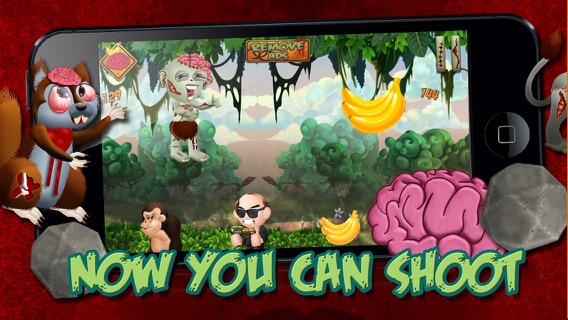 無料キッズゲーム - 私の動物ゾンビや友人はバナナタウンヒルHDを登る！ My Animal Zombies and Friends Climb Banana Town Hill HD - FREE Game !のおすすめ画像2