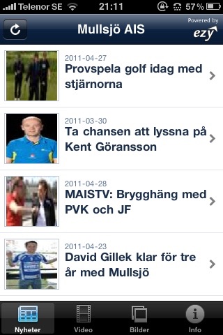Mullsjö AIS screenshot 2