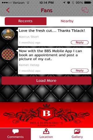 Billionaire's Barbershop App screenshot 3