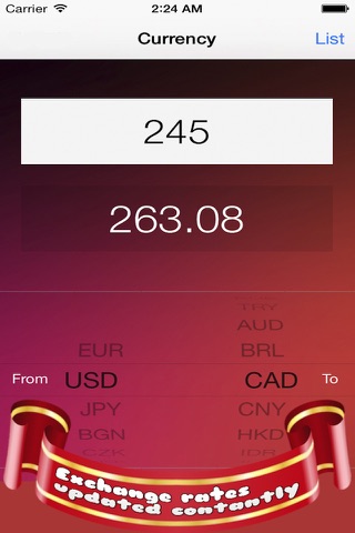 Currency Converter Pro - The most user-friendly currency converter screenshot 2