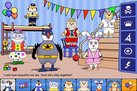 Dress up Fred and his friends screenshot 4