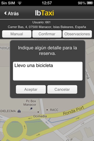 ibtaxi-Llamar taxi gratis Baleares screenshot 3