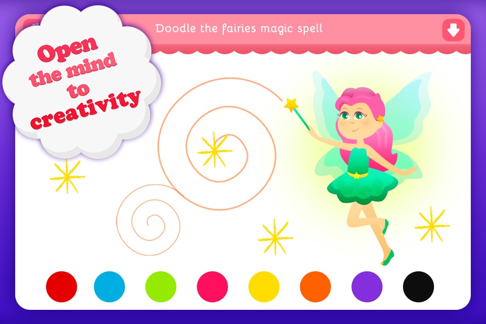 Doodle Fun for Girls - Draw & Play with Princesses Fairies and Mermaids screenshot 3