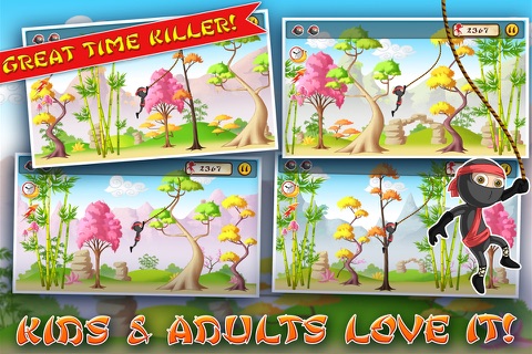 Ninja Jump Kid - Super Fun Stick-man Run Action Game For Kids FREE screenshot 3