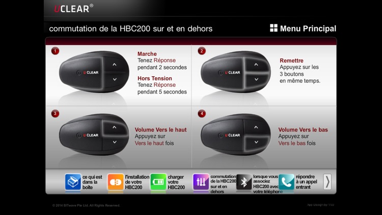 UCLEAR HBC200 French instruction screenshot-4