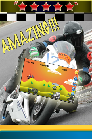 Fun Motorcycle Race Game Free! screenshot 3