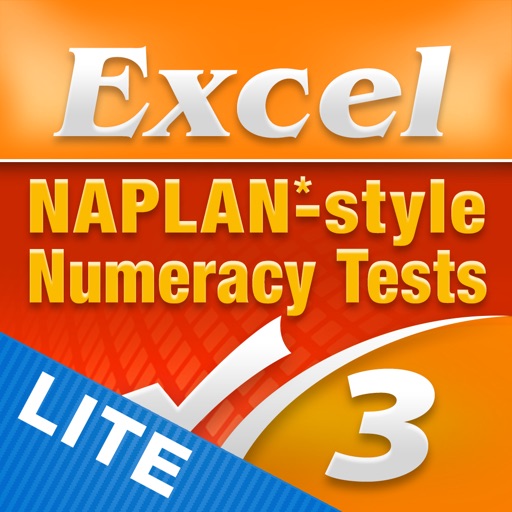 Excel NAPLAN*-style Year 3 Numeracy Tests Lite icon