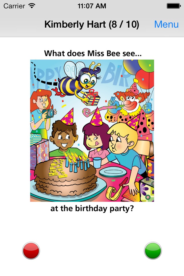 What Does Miss Bee See? Fun Deck screenshot 3