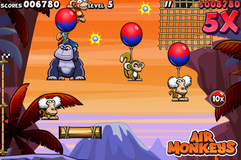 Air Monkeys Lite screenshot 4