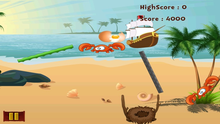 Pirate Parrot Egg Drop Rush - Amazing Caribbean Rescue Adventure Challenge screenshot-3