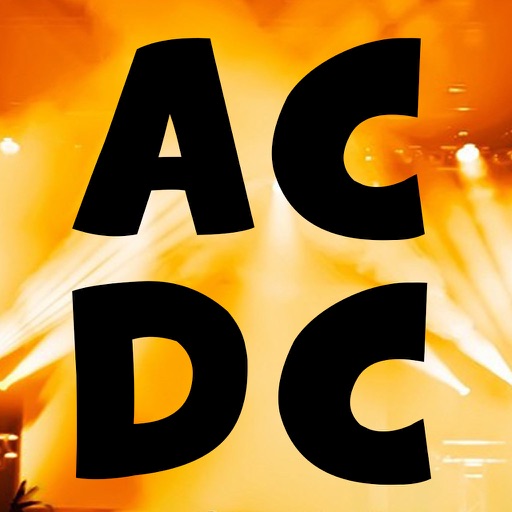 CONCERT AND PHOTO sharing social network for AC DC icon