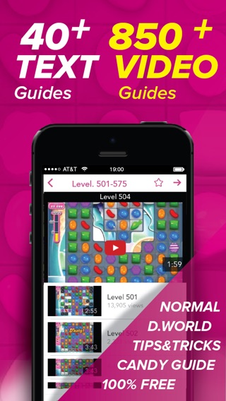 Guide for Candy Crush Saga - 850+ Video Guide, 40+ Text Guide! (Unofficial)のおすすめ画像1