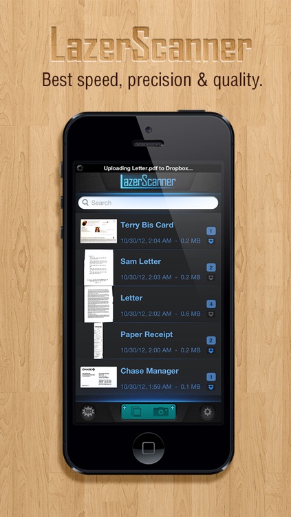 LazerScanner - Scan multiple doc to pdf and auto upload to Dropbox