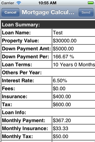 Mortgage Calculator. Lite screenshot 4