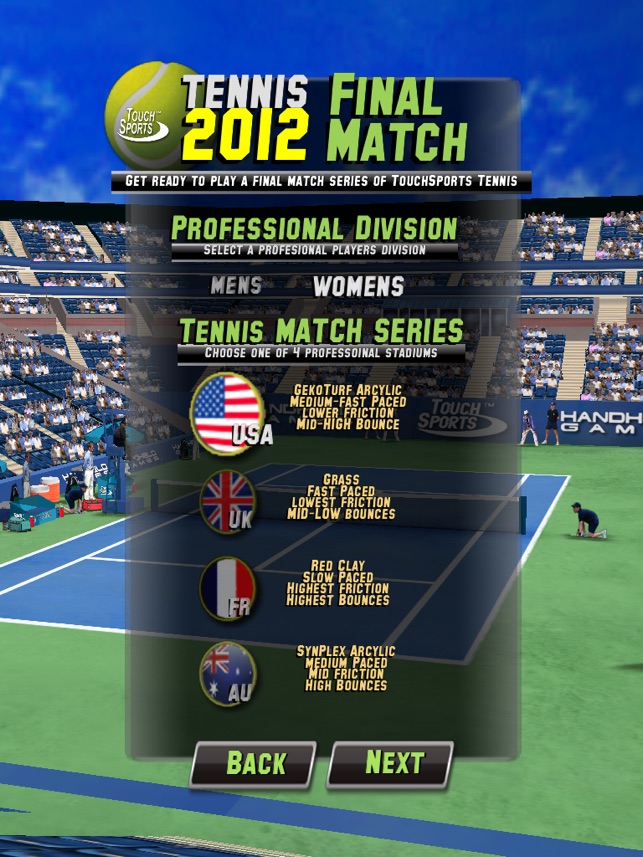 TouchSports Tennis 2012 HD(圖5)-速報App